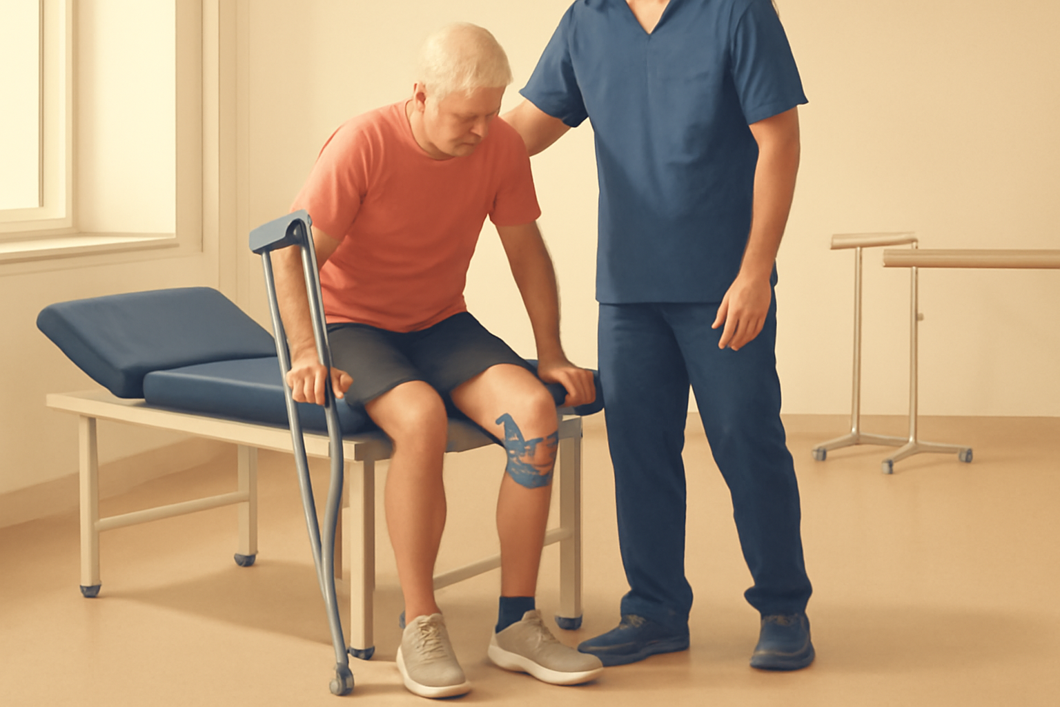 Cuándo dejar las muletas después de prótesis de rodilla