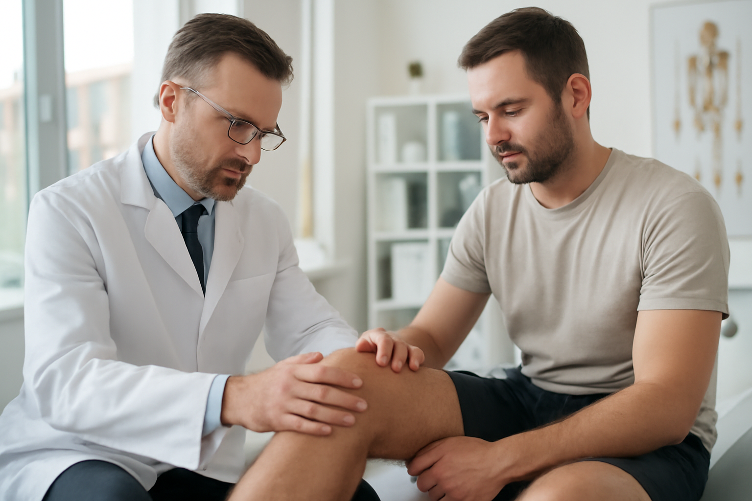 Ejercicios después de una prótesis de rodilla