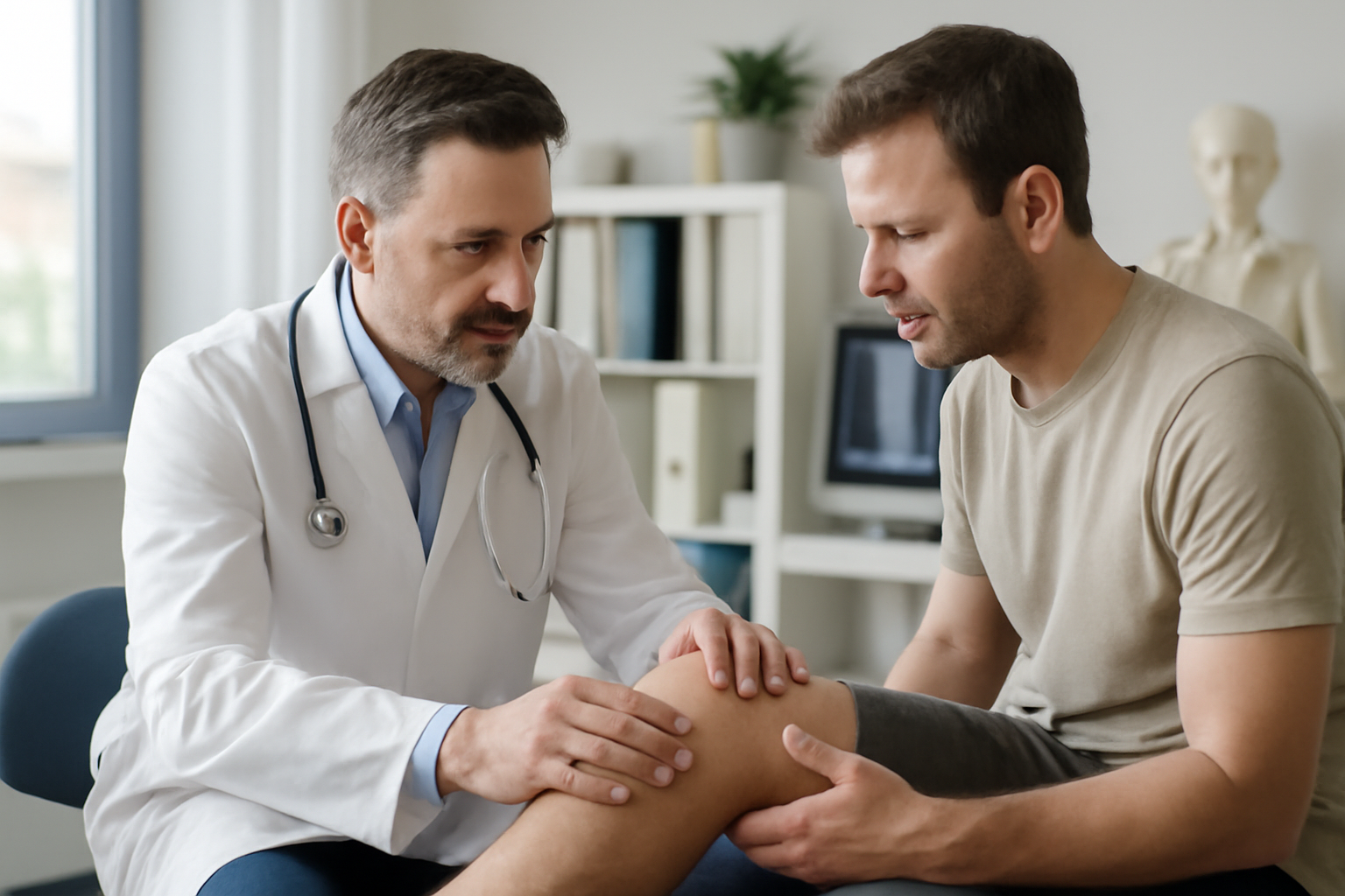 Nadar después de una prótesis de rodilla