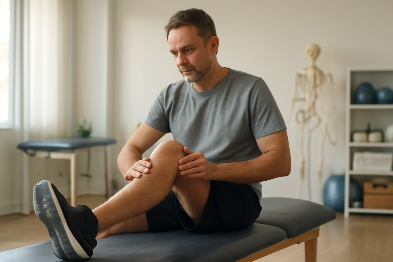 Nadar después de una prótesis de rodilla