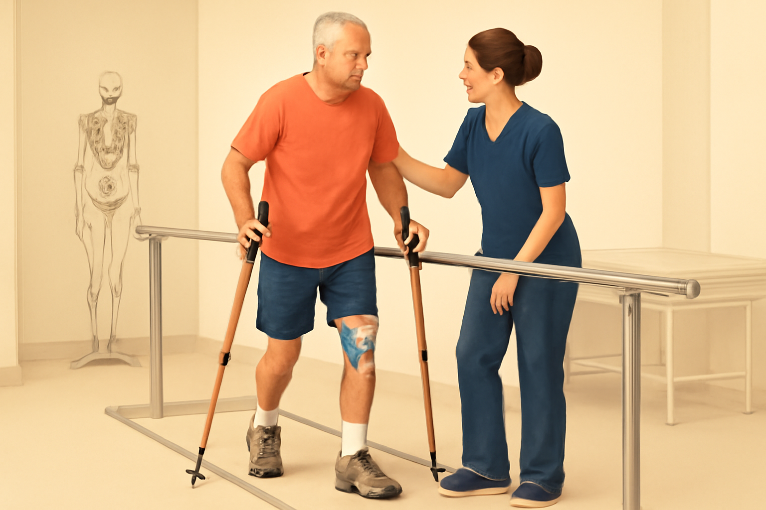 Senderismo con prótesis de rodilla